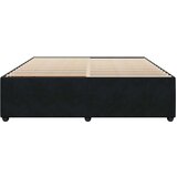  Okvir za krevet bez madraca crni 200x200 cm baršunasti | shoptok.hr