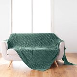 Douceur d intérieur Zeleni prekrivač od mikroflanela 180x220 cm Arya – Cijene