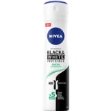 Nivea Dezodorans Black & white invisible fresh 150ml | ePonuda.com