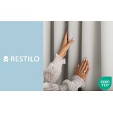 Restilo zasłona CARLI kolor szary gładki styl klasyczny troczki 25x1,5cm materiał oxford 140x250 | shoptok.hr