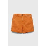 United Colors Of Benetton Dječje traper kratke hlače boja: narančasta