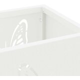  Stalak za kišobrane s pohranom Bijela 15,5 x 15,5 x 49 cm Čelik | shoptok.hr