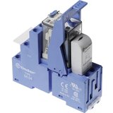 Finder 58.34.9.024.0050 relejni modul Nazivni napon: 24 V/DC Prebacivanje struje (maks.): 7 A 4 prebacivanje 1 St. Cijene