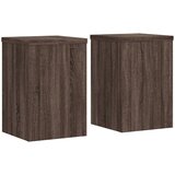 Furnova Stojalo za rastline 2 kosa rjavi hrast 25x25x35 cm inž. les, (21920281) | Shoptok.si