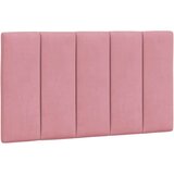  Okvir za krevet s uzglavljem ružičasti 80x200 cm baršunasti | shoptok.hr