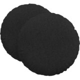  Jastučići za sjedenje 2 pcs Crna Ø60 x 21 cm tkanina | Eponuda.com