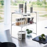 YAMAZAKI Bela kovinska dodatna kuhinjska polica 41x24 cm Tower – | Shoptok.si