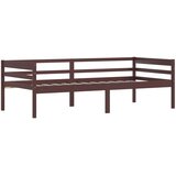  Okvir za krevet od masivne borovine tamnosmeđi 90 x 200 cm | shoptok.hr