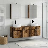  Set ormarića za kupaonicu 5 kom. Staro drvo Konstruirano drvo | shoptok.hr