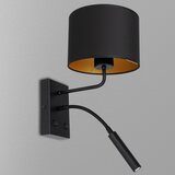  Zidna lampa ARDEN 1xE27/60W/230V + 1xG9/8W crna/zlatna | Eponuda.com
