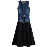 Desigual VEST_POPLIN 25WWVD03 Plava Cijene