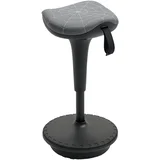pisarniški stolček umetna masa, najlon 34D x 34Š x 65,5–83,5V cm Siva, (5000242951)