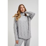 Marisse Women's Sweater Z-Sw-4564 Grey Mel | Shoptok.si