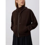 Reserved LADIES` JOGGING TOP - tamnosmeđe | shoptok.hr