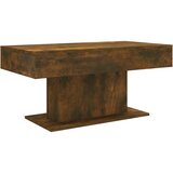 Maison Chic Klubska mizica - kavna mizica - Nizka mizica dimljeni hrast 96x50x45 cm konstruiran les, (21755481) Cene