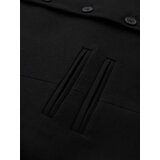 Ombre Men's suit vest with classic detailing and lining - black | ePonuda.com
