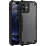 AVIZAR Ovitek za iPhone 12 Odporen na udarce Mat hrbet ojačani vogali, Črna, (5000010108) | Shoptok.si