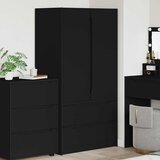 Ormarić s ladicama Crna 79,5 x 49 x 156 cm Konstrukcijsko drvo | shoptok.hr
