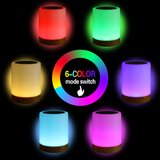 Venisymlis Nočna Lučka Led, Nočna Lučka Na Dotik Z Možnostjo Zatemnitve, Topel Način In Namizna Svetilka Z Možnostjo Zatemnitve Rgb, Polnilna Svetilka B, (22068175) | Shoptok.si