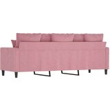  Kavč trosed roza 180 cm žamet | Shoptok.si