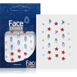 Diva & Nice Cosmetics Face Stones naljepnice za lice Red Stars 35 kom | shoptok.hr