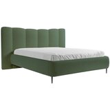 MID.YOU OBLAZINJENA POSTELJA 160 cm x 200 cm , les, tekstil, leseni material zelena | Shoptok.si