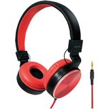 Logilink Stereo headphones, 1x 3.5 mm headphone jack, foldable, red | ePonuda.com