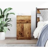 vidaXL Nočna omarica iz starega lesa 39x35x65 cm inženirski les | Shoptok.si