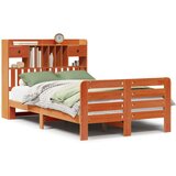  Krevet s regalom za knjige bez madraca 135 x 190 cm od borovine | shoptok.hr