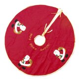 Atmosphera ukras za podnožje jelke okrugla prostirka crvena bela 90x2 cm (586660631) Cene