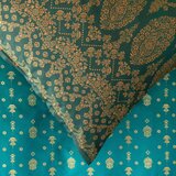 Bassetti POSTELJNINA 140/200 cm saten zelena | Shoptok.si