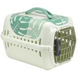 Moderna trendy Runner Eden Metal Door with Lock Transporter za ljubimce White Green
