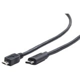 Gembird USB 2,0 kabal Micro BM to Type-C Micro BM/CM, 1m, BLACK, GEMBIRD CCP-USB2-mBMCM-1M | Eponuda.ba