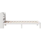  Okvir kreveta s uzglavljem bez madraca bijeli 90x200 cm | shoptok.hr