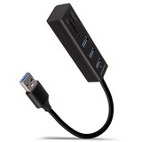 Axagon Hub 3x USB 3.2 + čitalnik SD, MicroSD, 20 cm USB-A | Shoptok.si