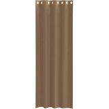 Voile zavjese s ušicama 2 kom svijetlosmeđe Smeđa 140 x 300 cm | Shoptok.si