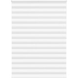 vidaXL Zebra senčilo bela 155x200 cm tkanina širina 150,9cm poliester, (22047126) | Shoptok.si