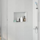  Ničica za tuš Bijelo 45 x 30 x 9,5 cm Nehrđajući čelik | Shoptok.si