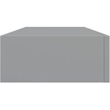  Zidna polica s ladicom siva 60 x 23,5 x 10 cm MDF | shoptok.hr