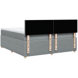  Krevet s oprugama i madracem svjetlosivi 180x200 cm od tkanine | shoptok.hr