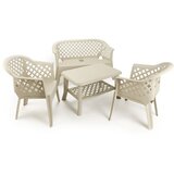 Crafter garnituri set plastična sa jastucima veranda bela | Eponuda.com