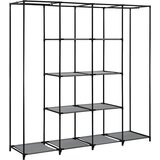  Ormar s 4 odjeljka sivi 175 x 45 x 170 cm | Eponuda.com
