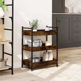  Kolica boja hrasta 50 x 30 x 70 cm konstruirano drvo | shoptok.hr