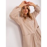 ZULUNA Dress-CHA-SK-1027-2.68-beige | Shoptok.si
