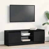 vidaXL TV omarica črna hrast 102x30x36 cm inženirski les Cene