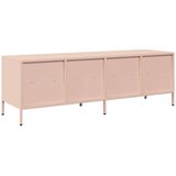 TV ormarić ružičasti 135x39x43,5 cm hladno valjani čelik | shoptok.hr