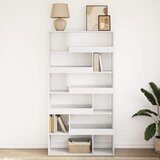  Regal za knjige bijeli 100 x 33 x 187,5 cm konstruirano drvo | shoptok.hr