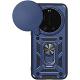 Oem Mayaxess, Ovitek za Xiaomi 17 Ultra z drsnim pokrovom kamere in magnetnim obročem, Nočno modra, (5000274805) | Shoptok.si