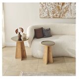 Hanah home Club set stolova Luna 2, 2 dijela, bronzana boja | Eponuda.ba