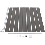 vidaXL vrtna ograda WPC 175 x 186 cm siva | shoptok.hr
